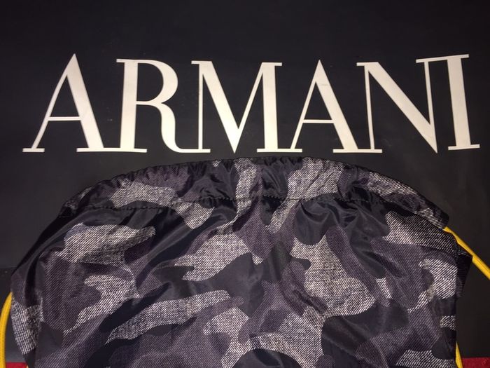 armani gym bag