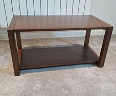 Solid wood coffee table