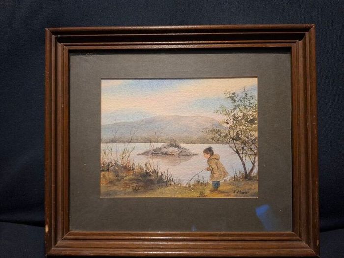 R.Moore signed Original Watercolour Painting of Killarney, Co Kerry