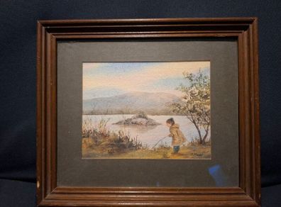 R.Moore signed Original Watercolour Painting of Killarney, Co Kerry