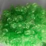 New green curly wig Image 2