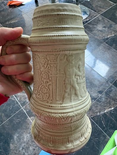 Tankards -stein mugs (style but not from Germany)