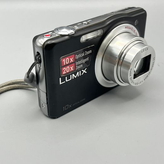 Panasonic Lumix DMC-SZ1 16.1MP Digital Camera Black Tested - Full Kit
