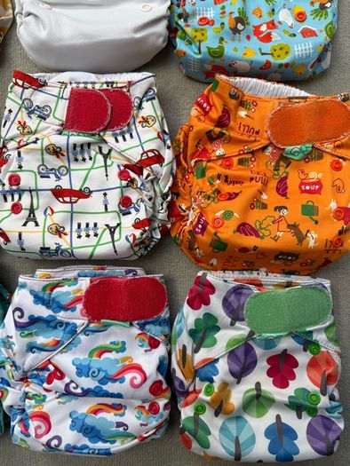 28 TotsBots EasyFit STAR Reusable Cloth Nappies Huge Bundle