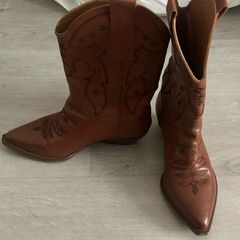 Boots - Real Leather - Made in Italy - size UK 5/EU 38
