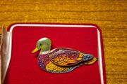 Duck Brooch with lifting wing