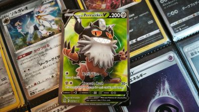 Galarian Perrserker V ! Ultra Rare ! Full Art ! from Lost Origin Set ! 2022 ! Pokemon Card !