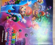 The Super Mario Galaxy Movie cinema quad poster