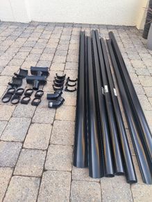 PVC Guttering, down pipe ,brackets