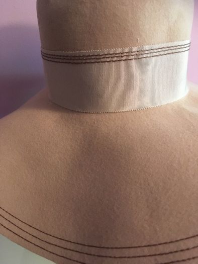 Vintage MISS DOLORES Fabulous Wide Brim HAT 60s