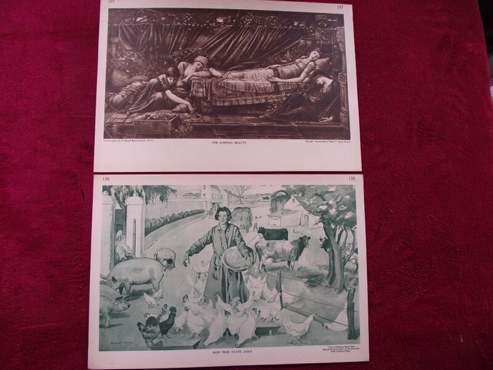 Macmillan's Class Pictures - 169 Plates + Original Folder + Reference Book 1934