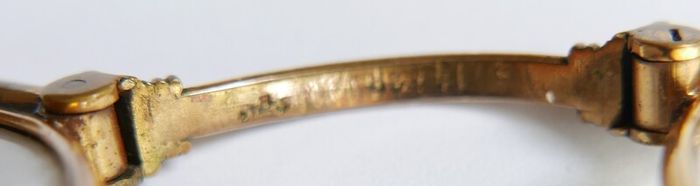 Victorian Rolled Gold Lorgnette: Flip Up Spectacles, Theatre Glasses