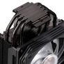 RGB Black Edition CPU Air Cooler with LGA1700 Bracket - 4 Continuous Direct Contact Heat Pipes with Fins, SF120R RGB Fan, Optional Push-Pull Fan Configuration - Black RGB (FREE POSTAGE) Image 4