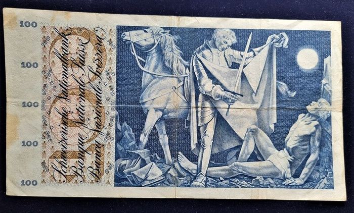 Switzerland 100 Franc Banknote 1954-1977