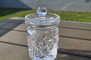 Vintage Waterford Crystal Lidded Preserve Jar