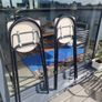 Foldable Breakfast Bar Chairs x 2 Image 4