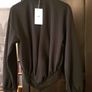 Zara Black open back Blouse, S Image 5