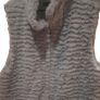 Fuzzy grey gillet, vest Image 2