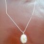 chain and our lady of Guadalupe pendant Image 2