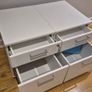 Pair of White IKEA Office Drawers - Heavy Duty - Bedside or Desk Use Image 2