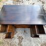 Solid wood tv console coffee table Image 6