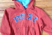 Age 3-4 NEXT Orange Hoodie