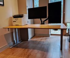 Ergonomic standing desk 160x90 cm