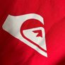 Quiksilver Red Classic Logo TShirt Size Medium like new Image 5