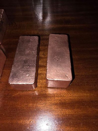 Pure Copper Bullion Bars