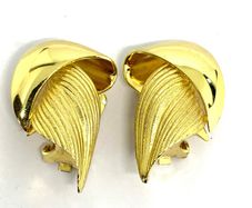 Grosse for Christian Dior Gold Plated Earrings