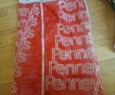 Vintage Penneys plastic bag