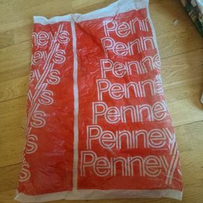 Vintage Penneys plastic bag