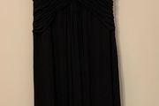 Long black cocktail Dress