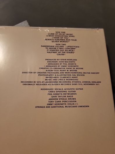 Rodriguez coming from reality vinyl