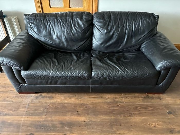 real leather suite