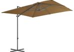 Outdoor Umbrella with Portable Base Taupe