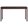 Dining Table Dark Brown 140x70x73 cm Pinewood Image 4