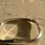 Vintage Mexican solid silver bangle, malachite inlay Image 10