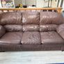FREE 3-Seater Leather Sofa & Armchair  FREE TO TAKE AWAY Image 2