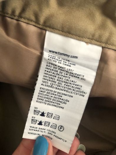Tommy Hilfiger beige trousers