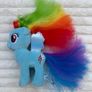 My Little Pony Rainbow Dash Small Plush Hasbro E0432/E0032 approx. 17 cm. Used Please see pictures Image 2