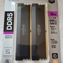 Crucial Pro 32GB (2x16GB) DDR5 6400MHz Desktop RAM Kit - Brand New Sealed