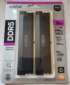 Crucial Pro 32GB (2x16GB) DDR5 6400MHz Desktop RAM Kit - Brand New Sealed