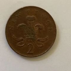 UK New Pence 2p coin 1981 - Rare