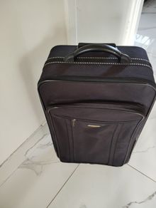 black suitcase