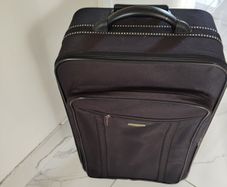 black suitcase