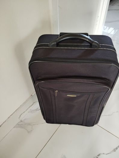 black suitcase