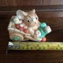 Vintage stonecraft  Pendelfin Rabbit Ornament Barrow Boy Image 6