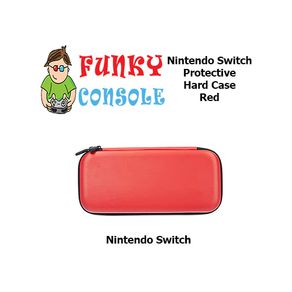 Nintendo Switch EVA Hard Protective Case Zip Cover Carry Bag Pouch Red