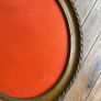Antique Oval Gold picture frame with decorative rope & twist moulding Image 8